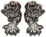 Naklejka naklejki TYGRYS METALICZNY TIGER 2 SZT !!
