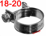 Obejma zaciskowa 18-20 mm przewodu paliwa opaska na wąż skręcana mini gbs