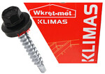 Farmery wkręty farmerskie 4,8x35mm 250szt. RAL9005 do drewna klucz SW8 Wkręt-met Klimas , LS.02169