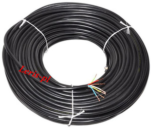 Przewód 7 żyłowy YLYs 7 żył 6x0,6 mm +1x1 mm do gniazda przeczepy 12V/24V kabel
