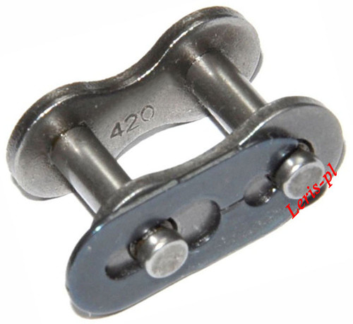 LS.02034 miniaturka2 spinka zapinka łańcucha 420 ATV 50 110 125 KING ŁOŚ CHOPPER JOLLY CHOPPER skuter quad atv motocykl z podziałką łańcucha zębatki 420.jpg